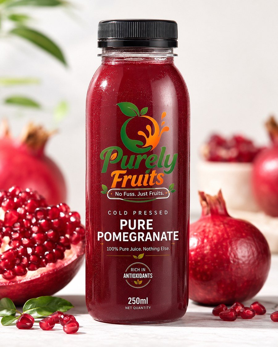 Pomegranate Purely Fruits 250ml bottle