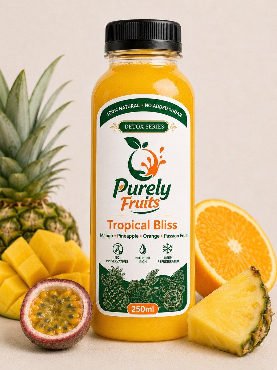 Tropical Bliss Purely Fruits 250ml bottle